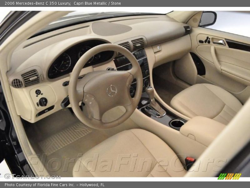 Capri Blue Metallic / Stone 2006 Mercedes-Benz C 350 Luxury