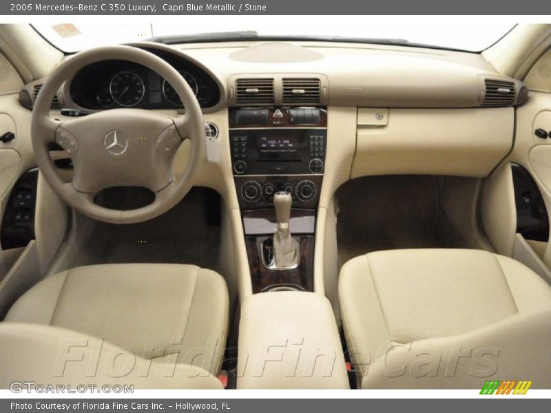Capri Blue Metallic / Stone 2006 Mercedes-Benz C 350 Luxury