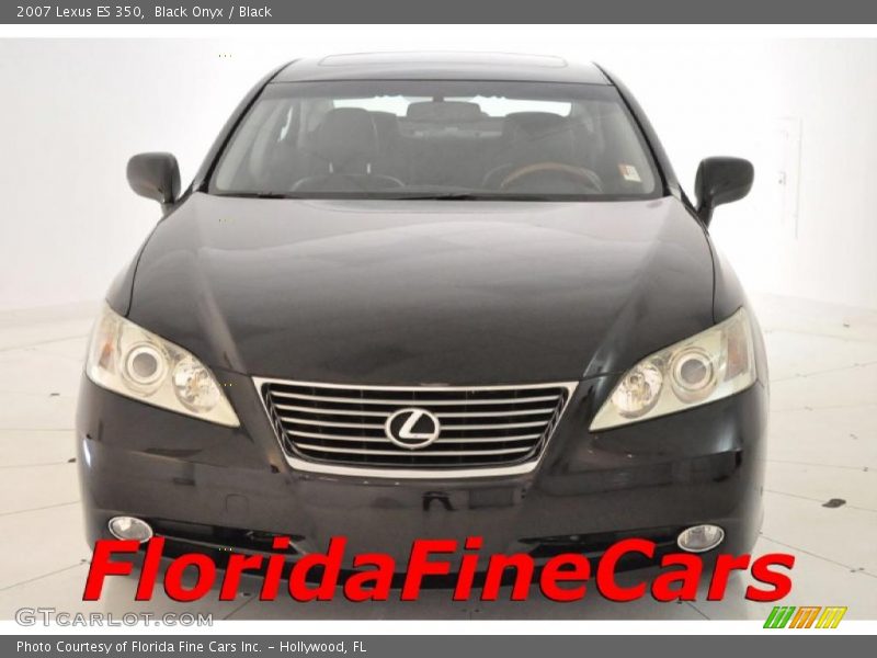 Black Onyx / Black 2007 Lexus ES 350