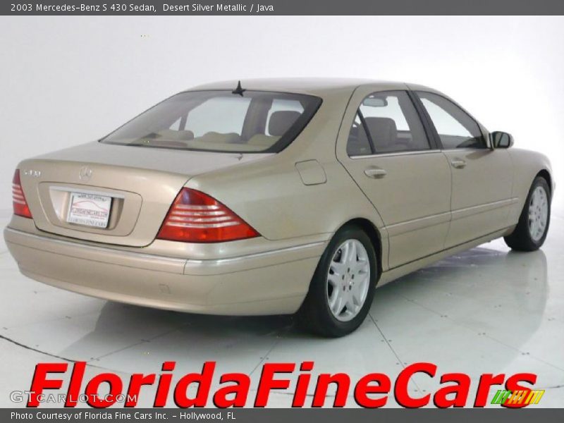 Desert Silver Metallic / Java 2003 Mercedes-Benz S 430 Sedan