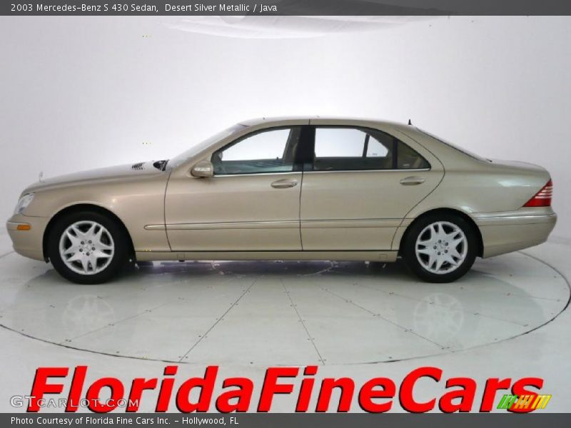 Desert Silver Metallic / Java 2003 Mercedes-Benz S 430 Sedan