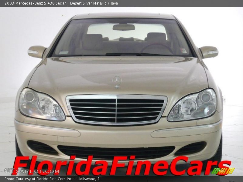 Desert Silver Metallic / Java 2003 Mercedes-Benz S 430 Sedan