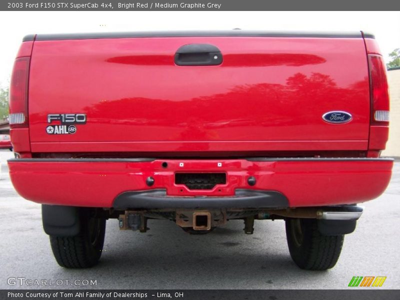 Bright Red / Medium Graphite Grey 2003 Ford F150 STX SuperCab 4x4