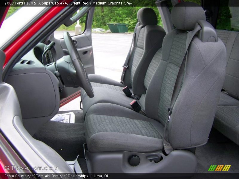 Bright Red / Medium Graphite Grey 2003 Ford F150 STX SuperCab 4x4