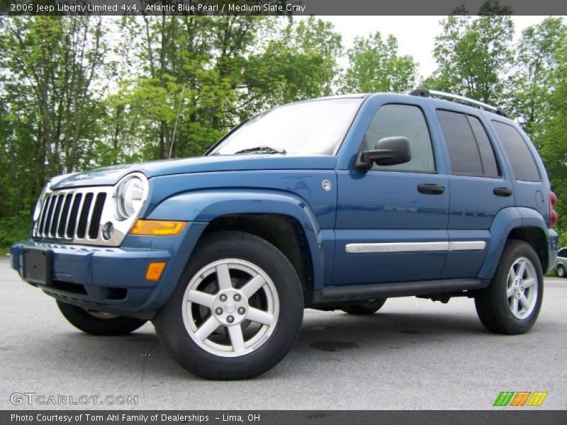 Atlantic Blue Pearl / Medium Slate Gray 2006 Jeep Liberty Limited 4x4