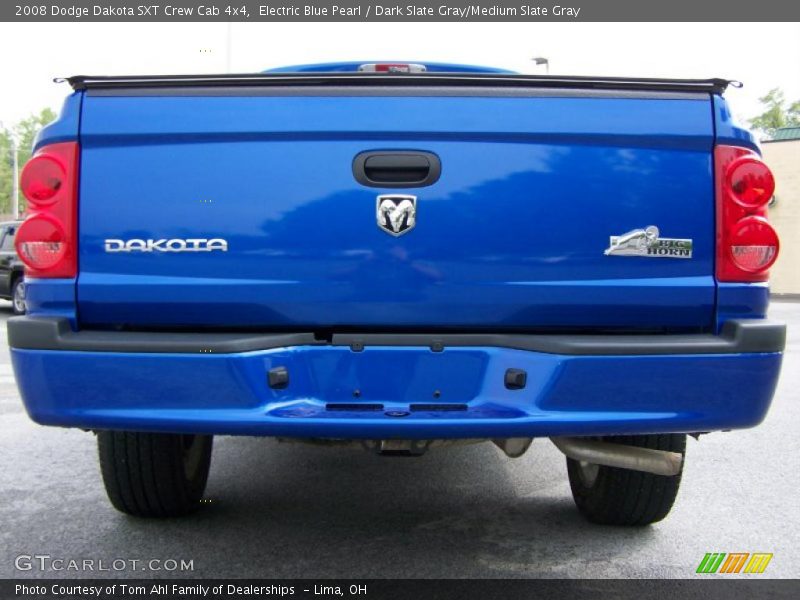 Electric Blue Pearl / Dark Slate Gray/Medium Slate Gray 2008 Dodge Dakota SXT Crew Cab 4x4