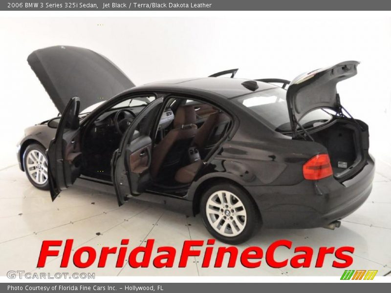 Jet Black / Terra/Black Dakota Leather 2006 BMW 3 Series 325i Sedan
