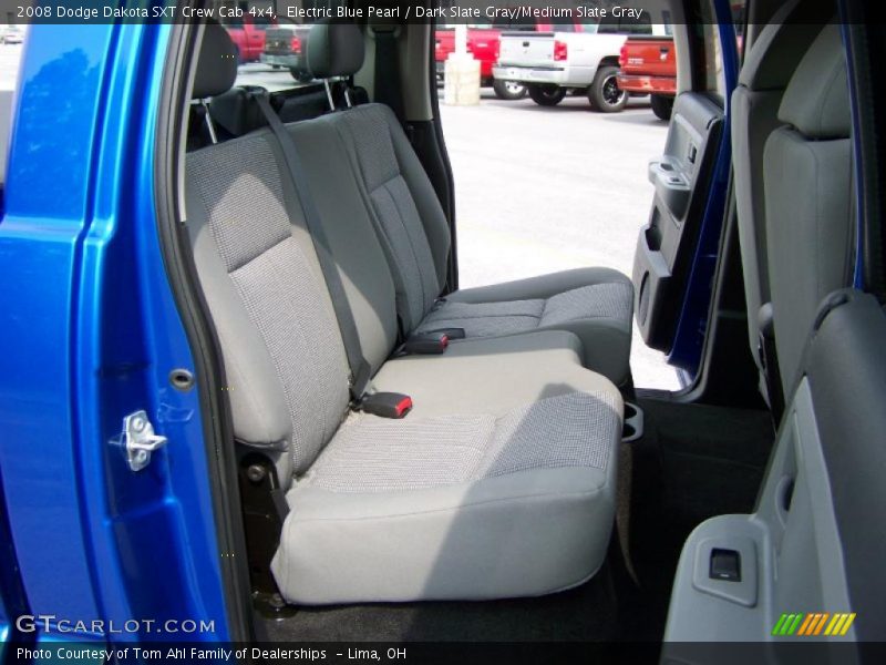 Electric Blue Pearl / Dark Slate Gray/Medium Slate Gray 2008 Dodge Dakota SXT Crew Cab 4x4