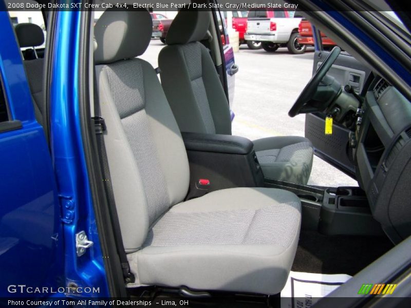 Electric Blue Pearl / Dark Slate Gray/Medium Slate Gray 2008 Dodge Dakota SXT Crew Cab 4x4