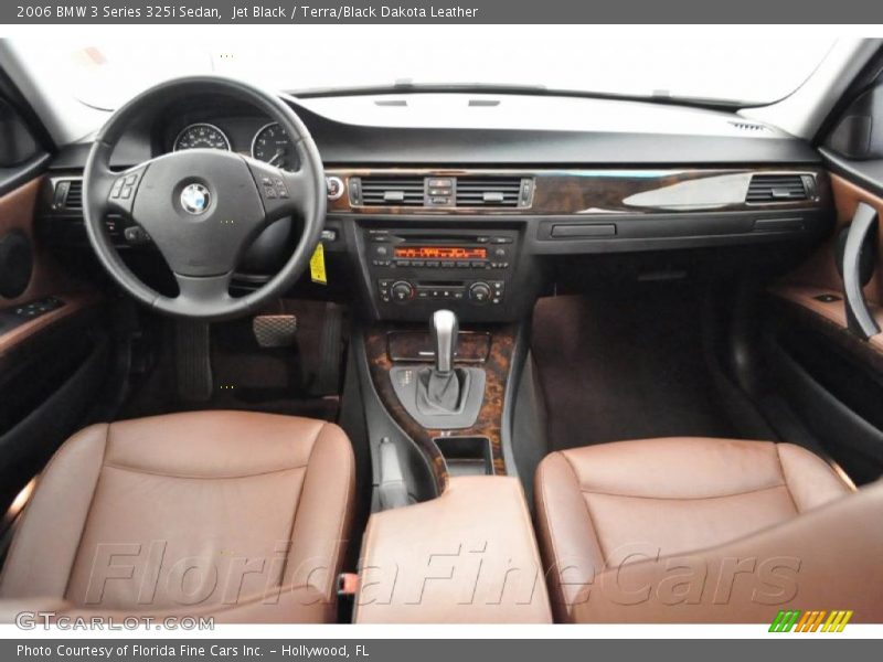Jet Black / Terra/Black Dakota Leather 2006 BMW 3 Series 325i Sedan