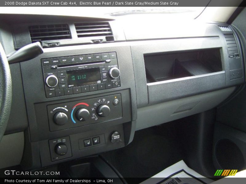Electric Blue Pearl / Dark Slate Gray/Medium Slate Gray 2008 Dodge Dakota SXT Crew Cab 4x4