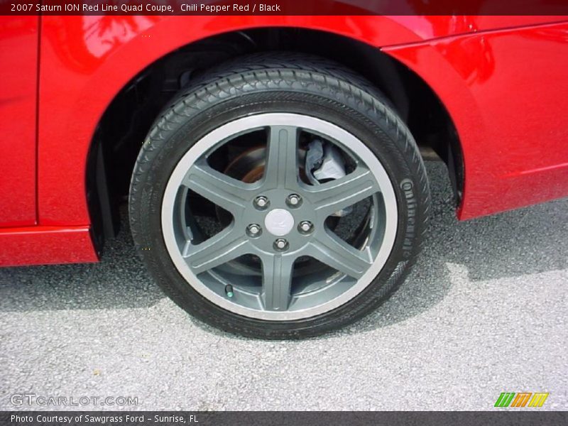 Chili Pepper Red / Black 2007 Saturn ION Red Line Quad Coupe