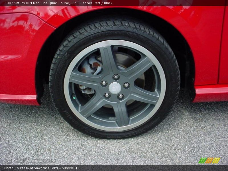 Chili Pepper Red / Black 2007 Saturn ION Red Line Quad Coupe