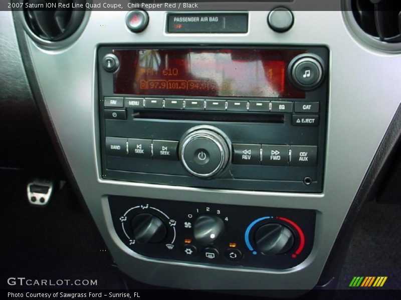 Chili Pepper Red / Black 2007 Saturn ION Red Line Quad Coupe