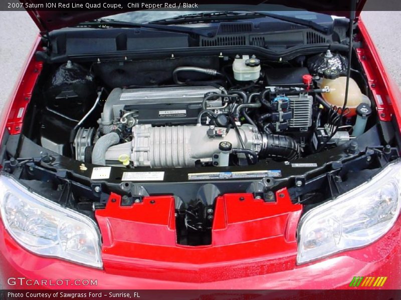 Chili Pepper Red / Black 2007 Saturn ION Red Line Quad Coupe