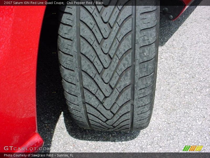 Chili Pepper Red / Black 2007 Saturn ION Red Line Quad Coupe