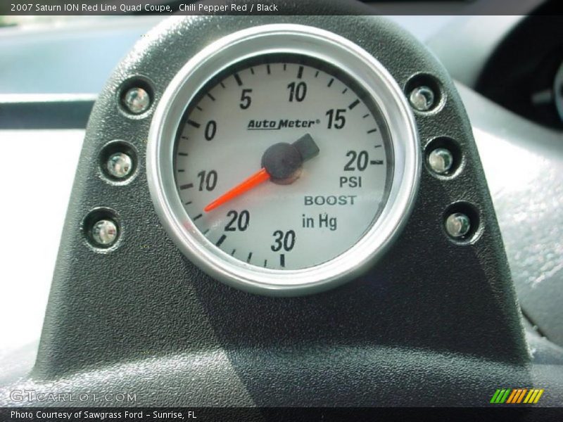 Chili Pepper Red / Black 2007 Saturn ION Red Line Quad Coupe