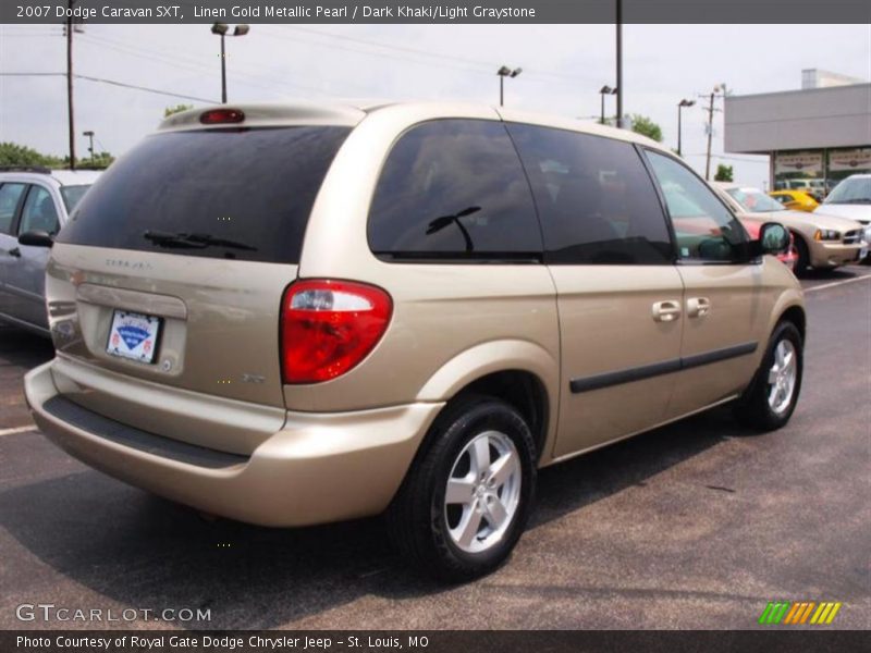 Linen Gold Metallic Pearl / Dark Khaki/Light Graystone 2007 Dodge Caravan SXT