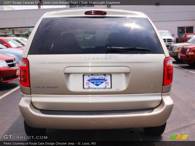 Linen Gold Metallic Pearl / Dark Khaki/Light Graystone 2007 Dodge Caravan SXT