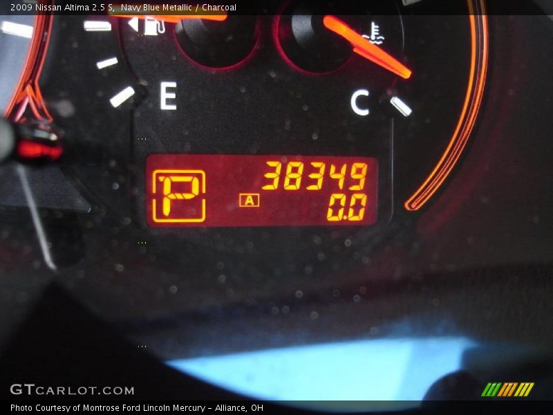 Navy Blue Metallic / Charcoal 2009 Nissan Altima 2.5 S