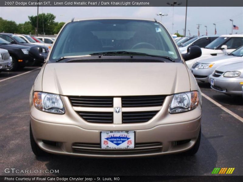Linen Gold Metallic Pearl / Dark Khaki/Light Graystone 2007 Dodge Caravan SXT