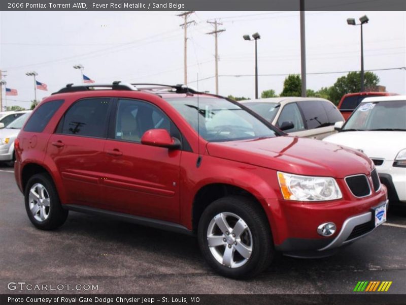 Fever Red Metallic / Sand Beige 2006 Pontiac Torrent AWD