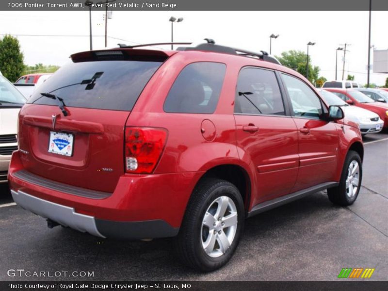 Fever Red Metallic / Sand Beige 2006 Pontiac Torrent AWD