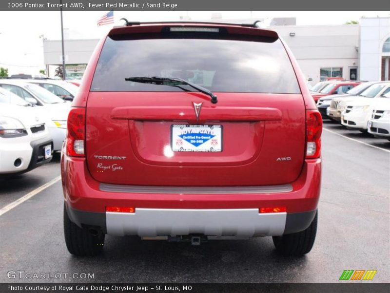 Fever Red Metallic / Sand Beige 2006 Pontiac Torrent AWD