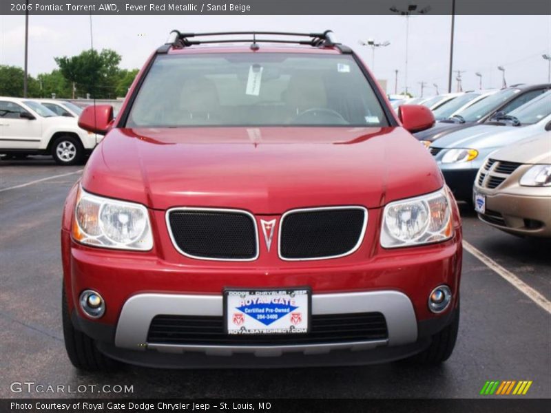 Fever Red Metallic / Sand Beige 2006 Pontiac Torrent AWD