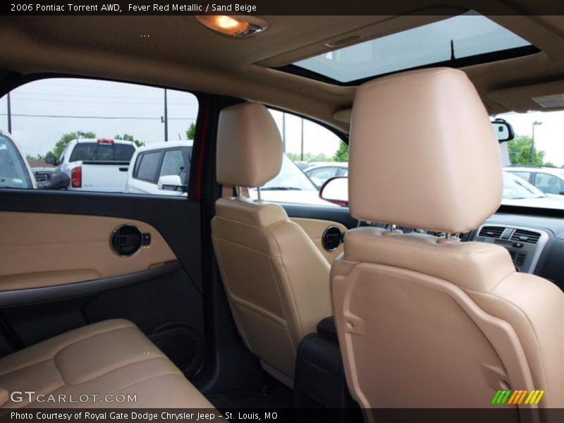 Fever Red Metallic / Sand Beige 2006 Pontiac Torrent AWD