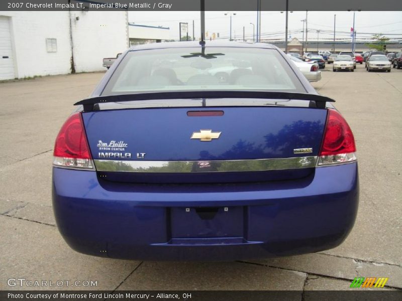 Imperial Blue Metallic / Gray 2007 Chevrolet Impala LT
