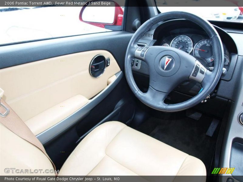 Fever Red Metallic / Sand Beige 2006 Pontiac Torrent AWD