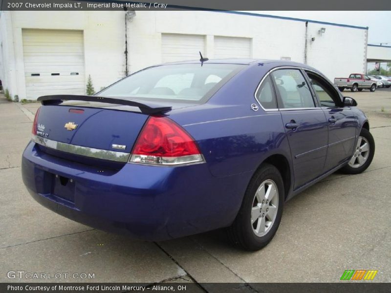 Imperial Blue Metallic / Gray 2007 Chevrolet Impala LT