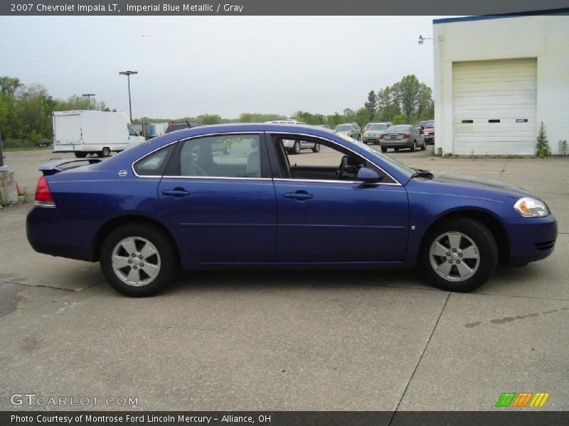 Imperial Blue Metallic / Gray 2007 Chevrolet Impala LT