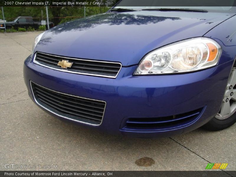 Imperial Blue Metallic / Gray 2007 Chevrolet Impala LT