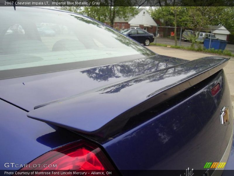 Imperial Blue Metallic / Gray 2007 Chevrolet Impala LT