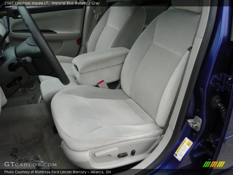 Imperial Blue Metallic / Gray 2007 Chevrolet Impala LT