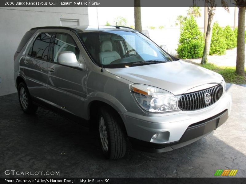 Platinum Metallic / Gray 2006 Buick Rendezvous CX