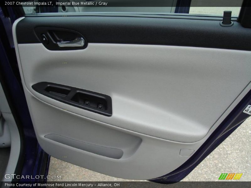 Imperial Blue Metallic / Gray 2007 Chevrolet Impala LT