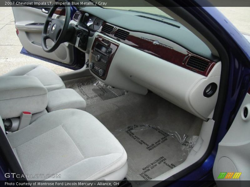 Imperial Blue Metallic / Gray 2007 Chevrolet Impala LT