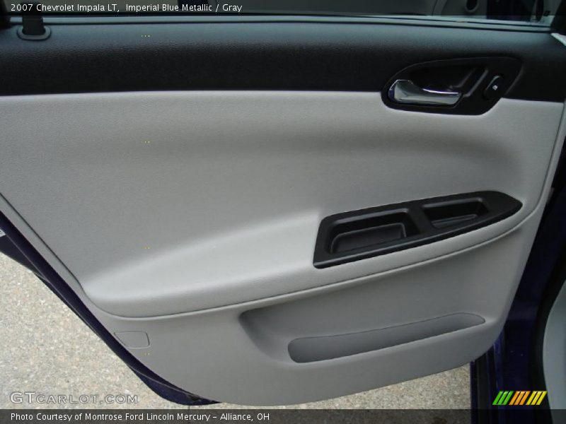 Imperial Blue Metallic / Gray 2007 Chevrolet Impala LT