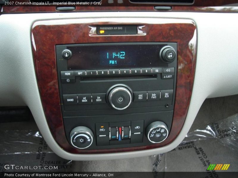 Imperial Blue Metallic / Gray 2007 Chevrolet Impala LT