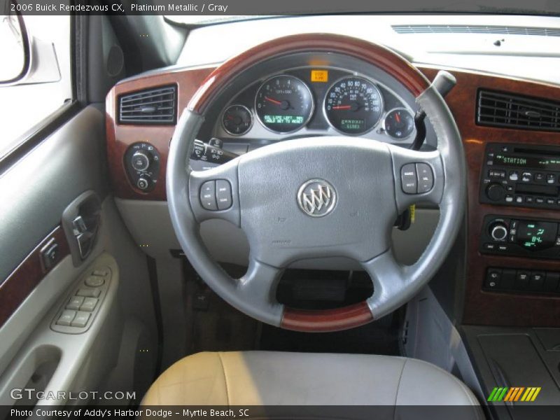 Platinum Metallic / Gray 2006 Buick Rendezvous CX