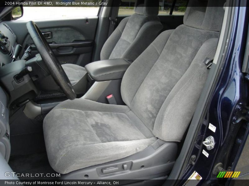 Midnight Blue Metallic / Gray 2004 Honda Pilot EX 4WD