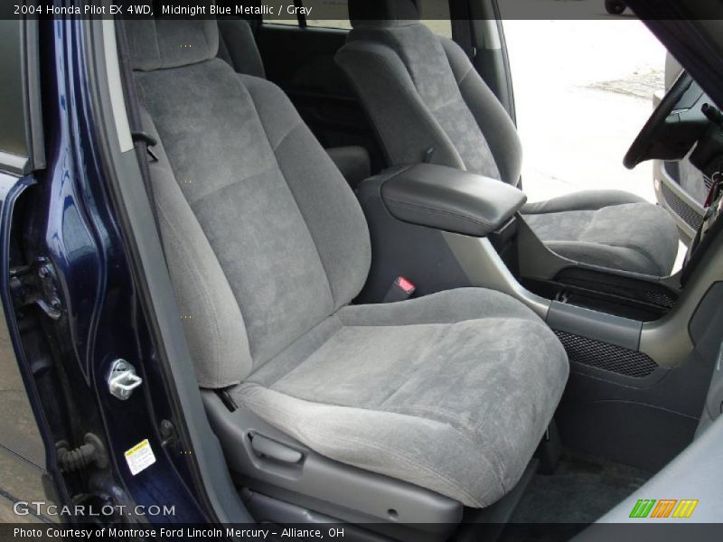 Midnight Blue Metallic / Gray 2004 Honda Pilot EX 4WD
