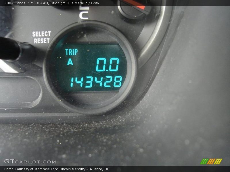 Midnight Blue Metallic / Gray 2004 Honda Pilot EX 4WD