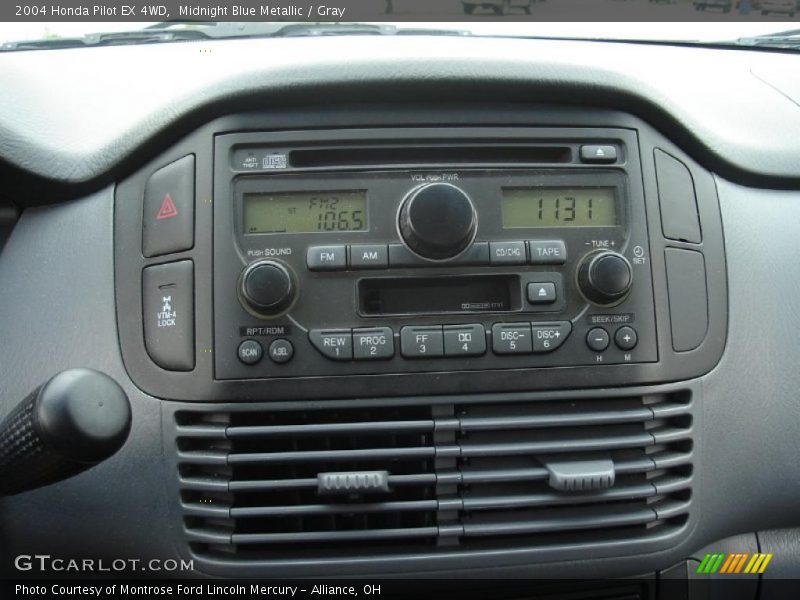 Midnight Blue Metallic / Gray 2004 Honda Pilot EX 4WD