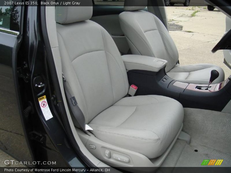 Black Onyx / Light Gray 2007 Lexus ES 350