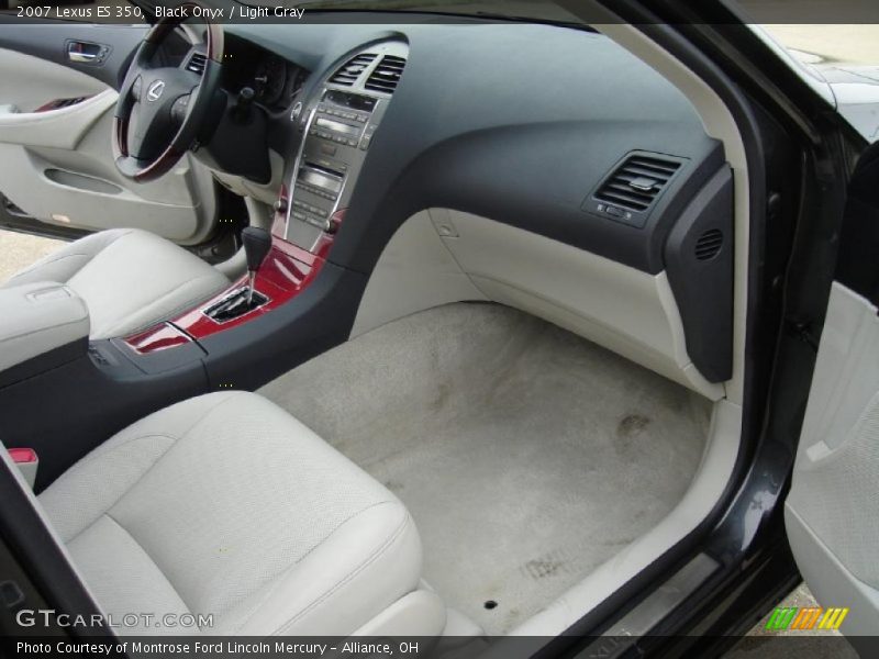 Black Onyx / Light Gray 2007 Lexus ES 350