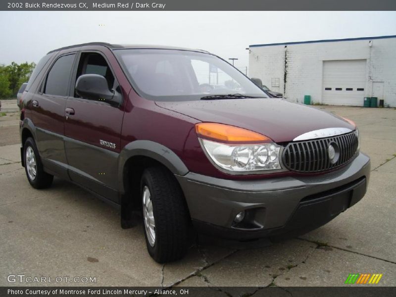 Medium Red / Dark Gray 2002 Buick Rendezvous CX